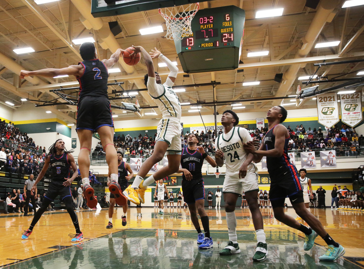 Duncanville DeSoto Texas boys basketball 021023 Brian McLean 21